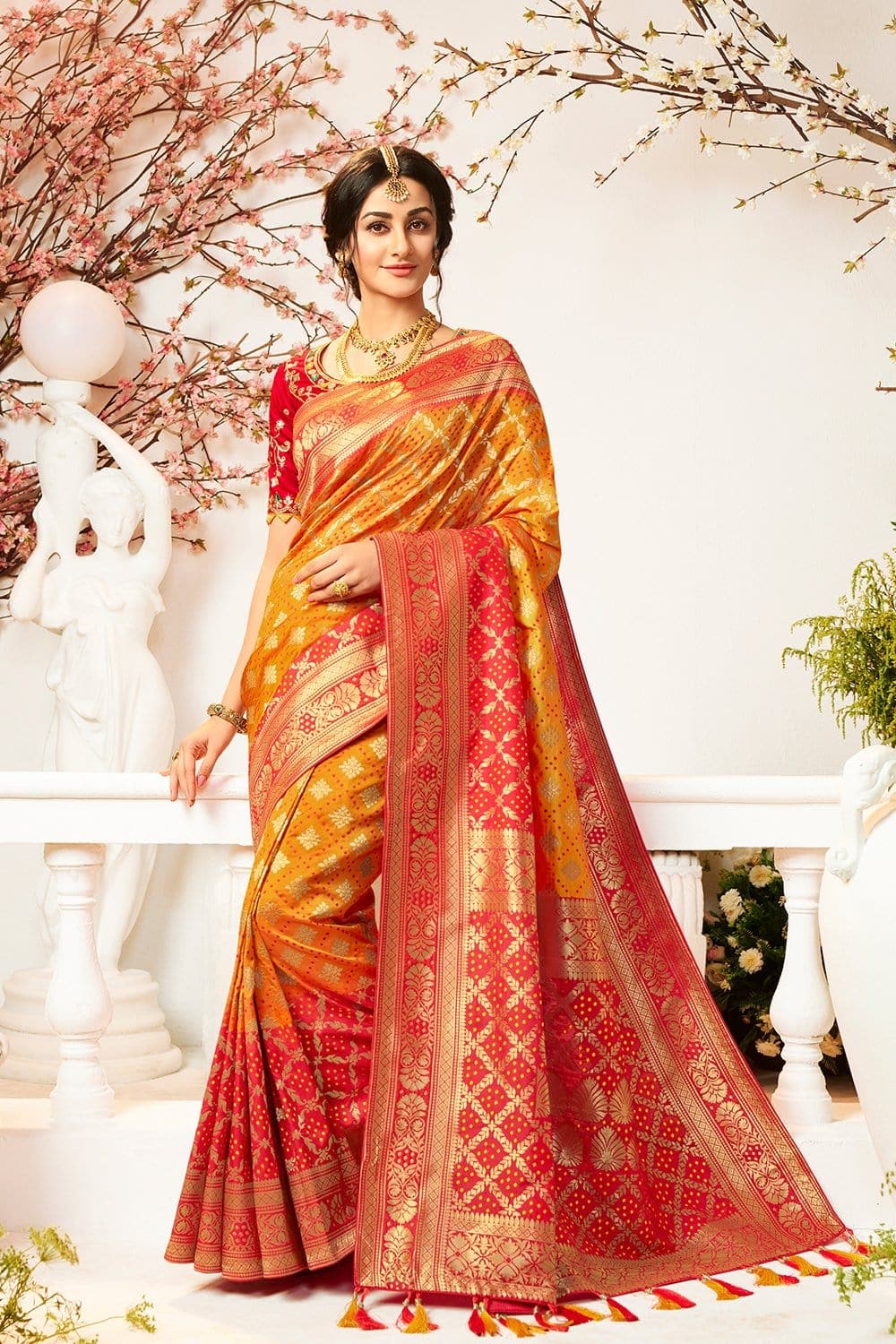 Linen Silk Saree
